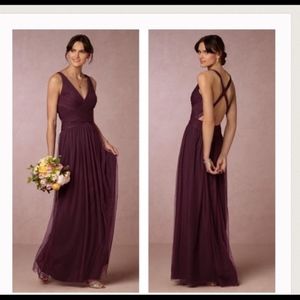 Deep Amethyst Tulle Edith By Hitherto Maxi Gown